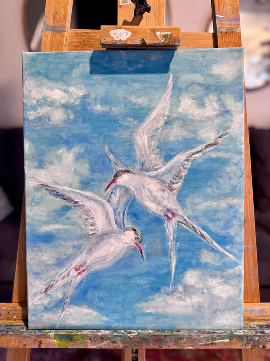 Birds in the Sky (14 x 18)